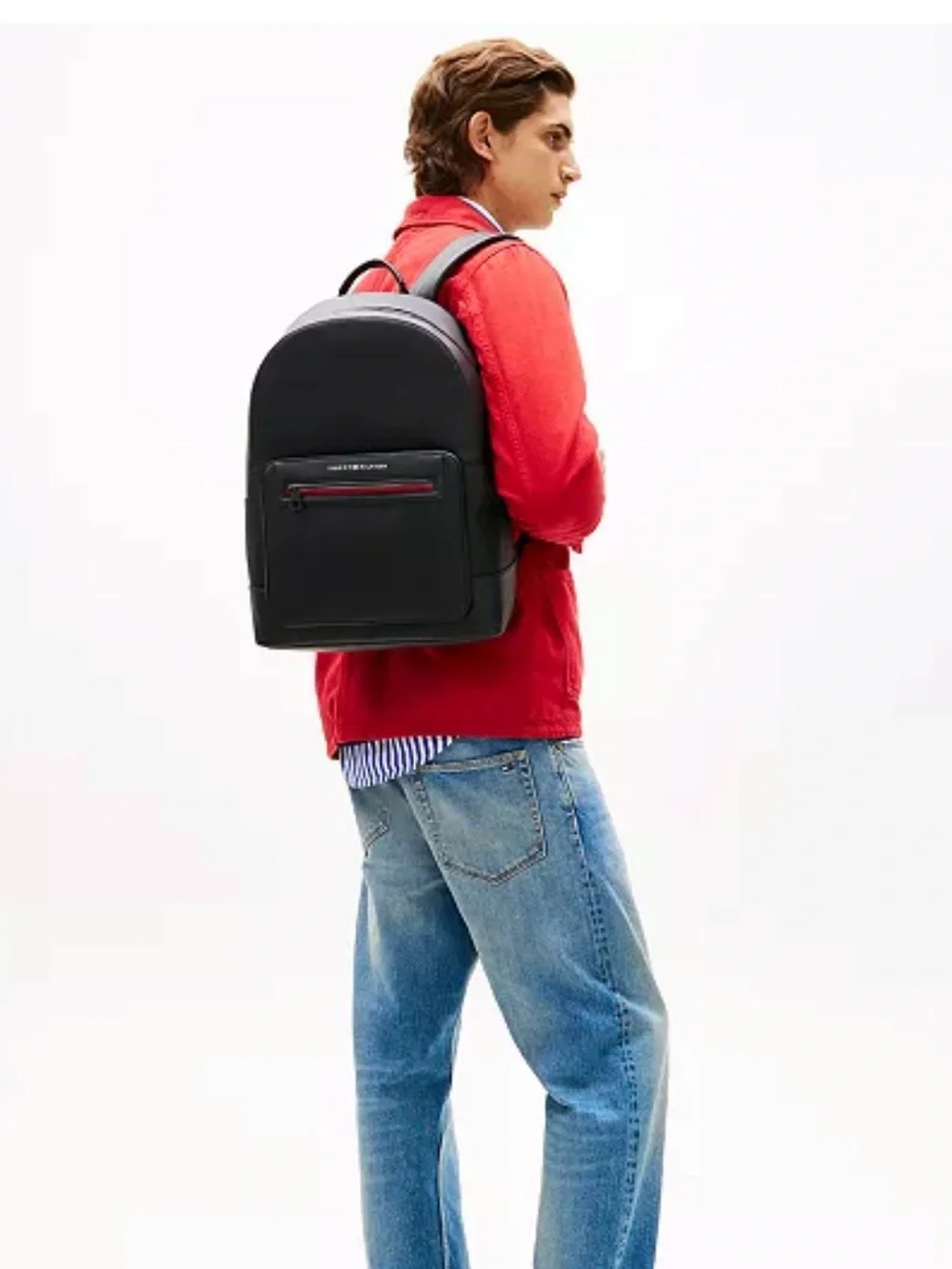 NEW Tommy Hilfiger Foundation Backpack Black
